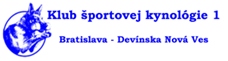 Klub �portovej kynol�gie 1 (K�K1)